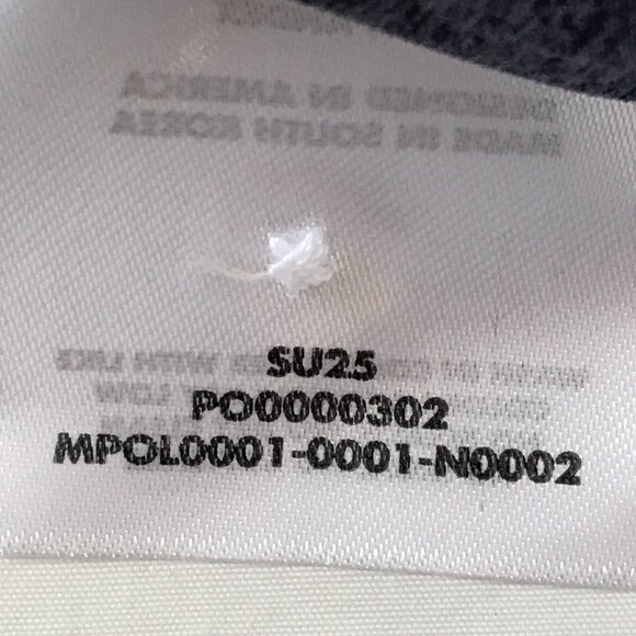 Rhoback Performance Polo Shirt Men L Blue Back the Blue Flag Short Sleeve Golf - Picture 12 of 12